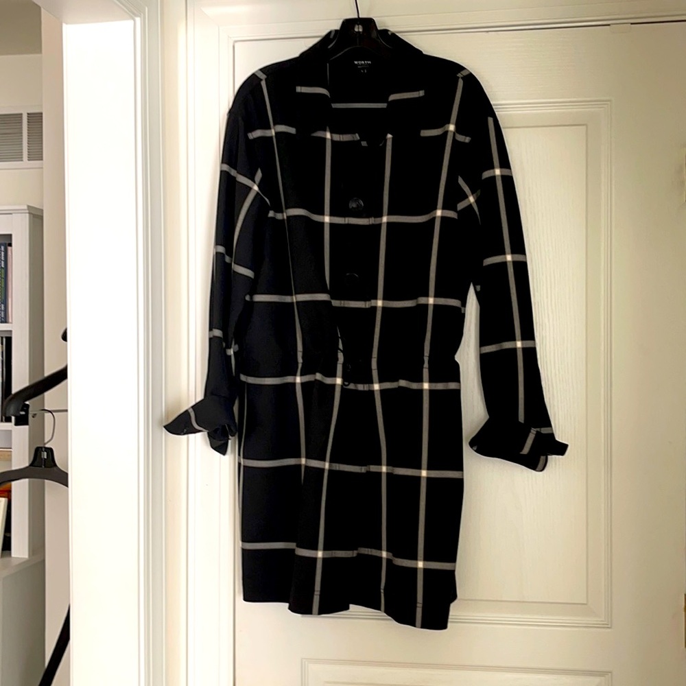 Jacket black white / grey check